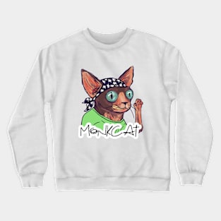 MonkCat Crewneck Sweatshirt